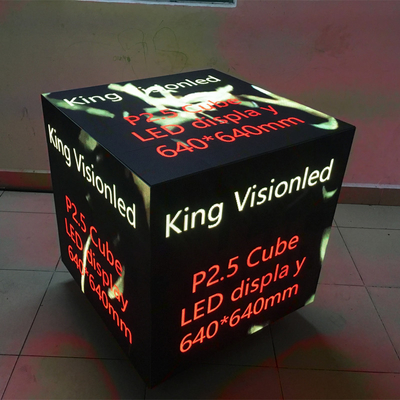 4k Kapalı Led Video Duvar Panelleri P2.5 Mıknatıslı Reklam Rubik'S Küpü