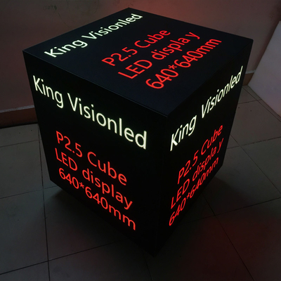 Kingvisionled Özel LED Küp Ekran Özel Şekilli Stereo Tam Açı
