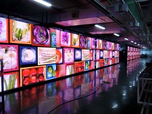 Sahne Konseri için Süpermarket Tam Renkli Kapalı 4k LED Video Duvar TV Ekranı