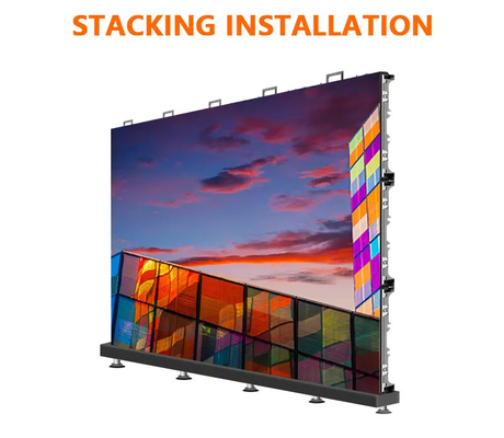 Tam Renkli P3.9mm Dış Mekan LED Ekran 500x500mm Döküm Alüminyum