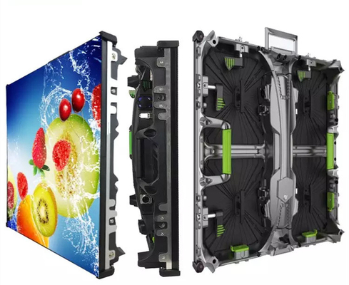 P3.91 Ayarlanabilir Kavisli Led Ekran, 110-220v Kiralık İç Mekan Video Duvarı