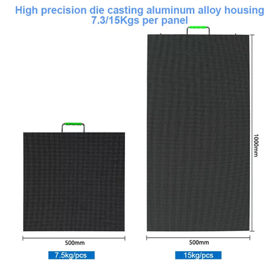 Kapalı 500X1000mm Reklam Led Ekran Paneli Pantalla P3 P3.91
