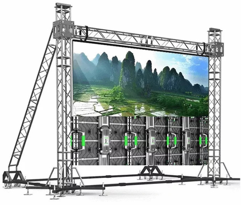 Sahne Komple Sistem Kilise LED Video Duvar P2.6 P3.91 Dış Mekan Kiralama Su Geçirmez