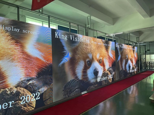 HD Sahne Arka Planı İnce P3.9 Kiralama LED Video Duvar Paneli Ekran Dış Mekan İç Mekan