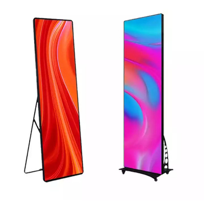 P1.875 P2 P2.5 Led Taşınabilir Led Dijital Poster Ekran Kapalı Reklamcılık