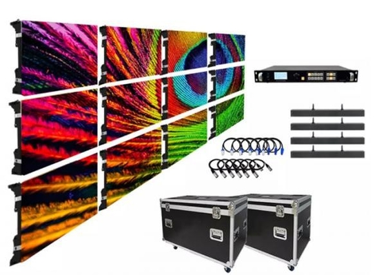 500x500mm Döküm Alüminyum Panel Kapalı Tam Renkli Led Ekran P2.6 P2.9 P3.91