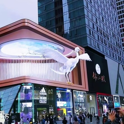 Su geçirmez HD Çıplak Göz 3D Led Ekran Dijital Açıkhava Reklamcılığı LED Reklam Panosu P6 P8 P10