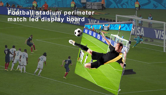 Futbol Stadyumu Görüntüleme Ekranı Videotron P10 Led Çevre Reklam Sistemi