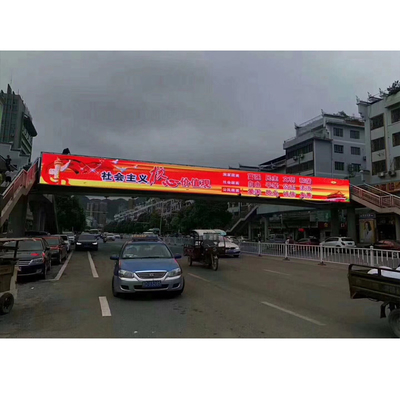 P5 P6 Açıkhava Reklamcılığı LED Ekran Tianqiao Koridor P8 Açık İki Taraflı LED Ekran
