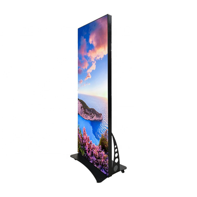 Hareketli Özelleştirilmiş Led Ekran Kapalı Poster Zemin Standı P1.8 P2.5 Wifi Programlanabilir